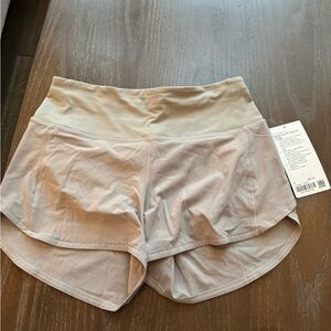 Lululemon Speed Up High Rise Lined Shorts 4” size 6